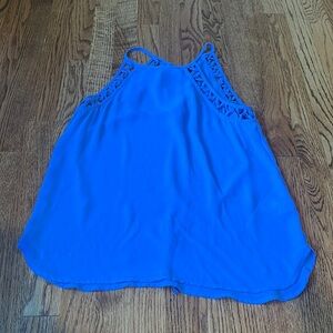 Decker Woman’s Blue Sleeveless Top Size S
